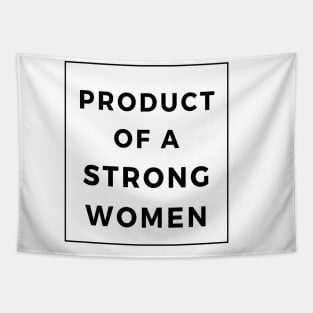 Product Of A Strong Woman Wife Husband Mom Gift Tapestry