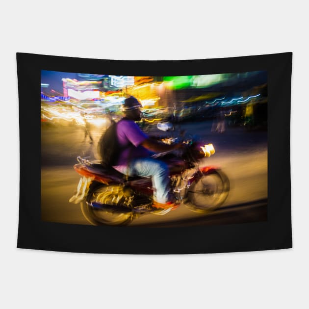 Bangalore Motorbike Tapestry by Sampson-et-al