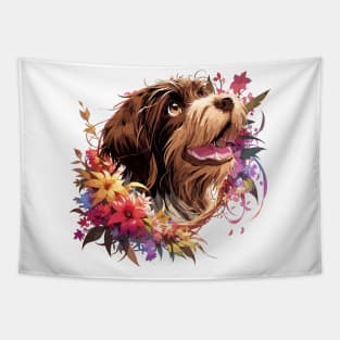 Wirehaired Pointing Griffon, Mothers Day, Dog Mom, Ideal Dog Gift Tapestry