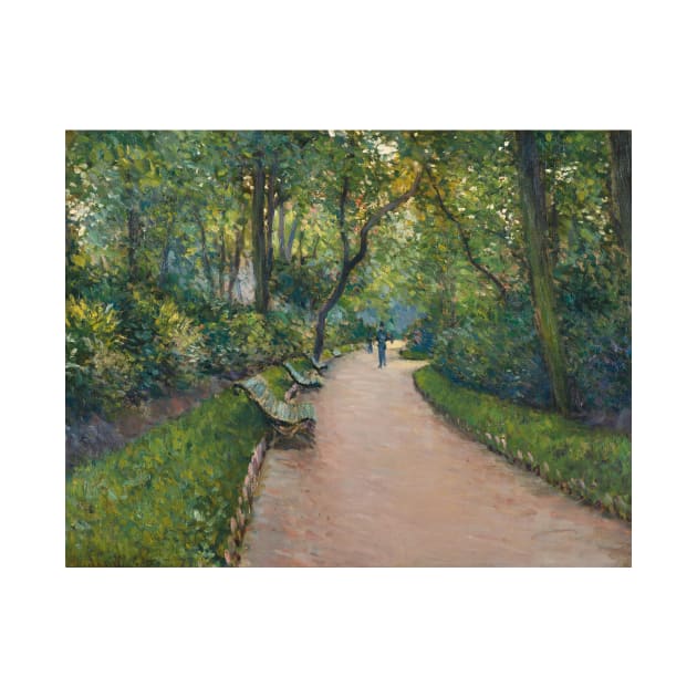 Le Parc Monceau by Gustave Caillebotte by Classic Art Stall