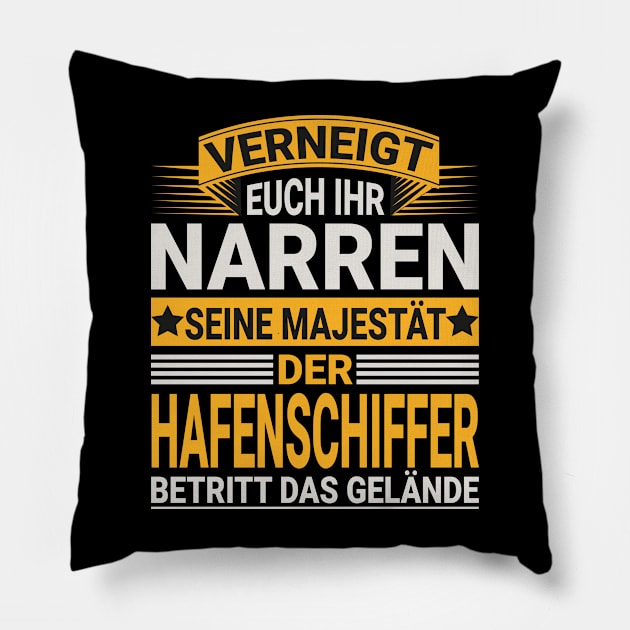 Hafenschiffer Design für einen  Schiffer Pillow by Shirtseller0703