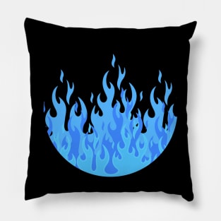 Blue Flames Pillow