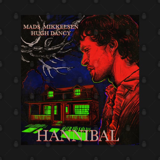 Vintage Hannibal poster by ViktorKorpiDesigns