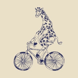 SEEMBO Giraffe Cycling Bicycle Bicycling Biking Riding Bike T-Shirt