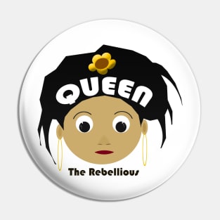 The Rebellious Queen with Beautiful Afro Hair Pin