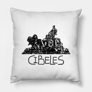 Cibeles Madrid - World Cities Series by 9BH Pillow