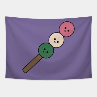 Happy Hanami Dango - Kawaii Dango Tapestry