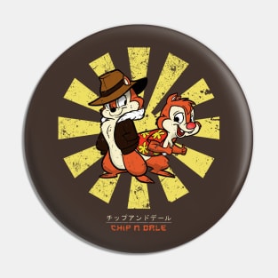 Chip N Dale Retro Japanese Pin