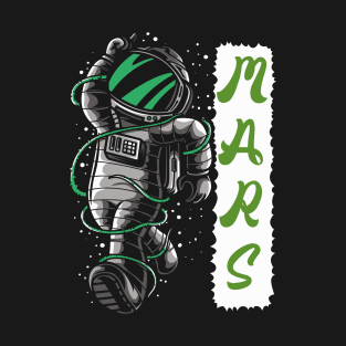 space man art mars T-Shirt
