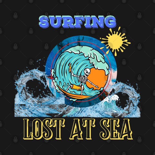 Lost at Sea Surfing Design by TASKARAINK