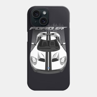 Ford GT-white and black Phone Case