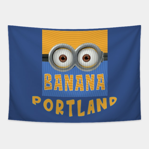 MINIONS USA PORTLAND Tapestry by LuckYA