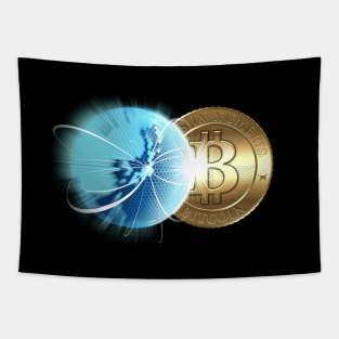 Bitcoin Concept Tapestry