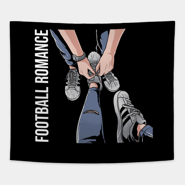 Football Romance Casual Football Tapestry Teepublic