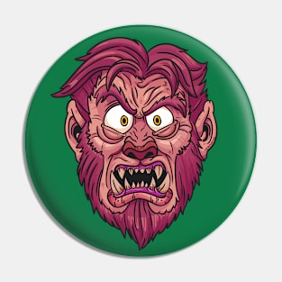 WolfieHead Variant 02 Pin