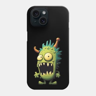 Green Cute Little Monster Phone Case