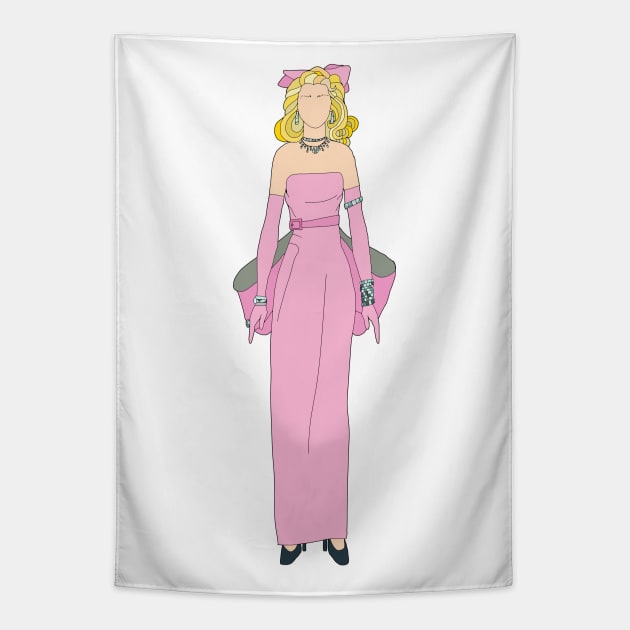 Material Girl Tapestry by notsniwart