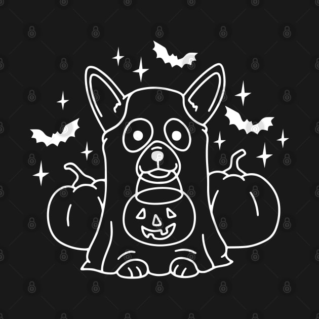 Dog Ghost by uncommontee