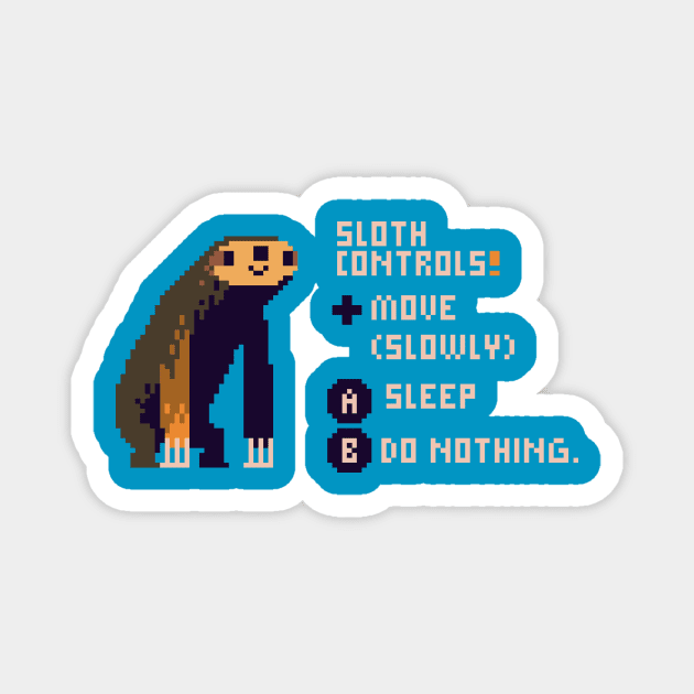 sloth controls Magnet by Louisros