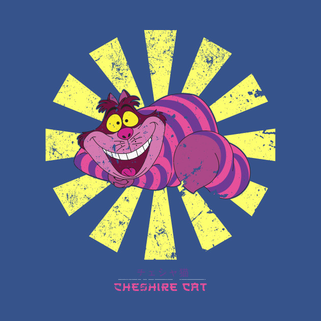 Discover Cheshire Cat Retro Japanese - Cheshire Cat - T-Shirt