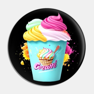 Ice cream cup Pin