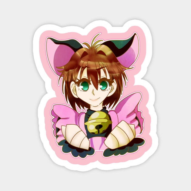 Cardcaptors Sakura Kitty Magnet by kelsmister