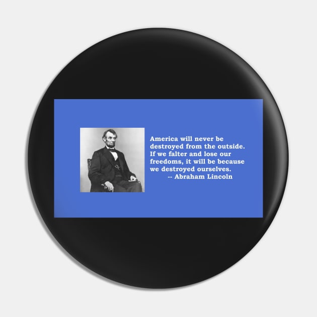 Abraham Lincoln quote about democracy Pin by djrunnels
