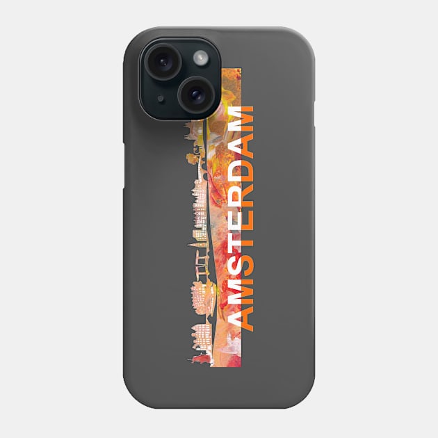 Amsterdam Skyline Phone Case by artshop77