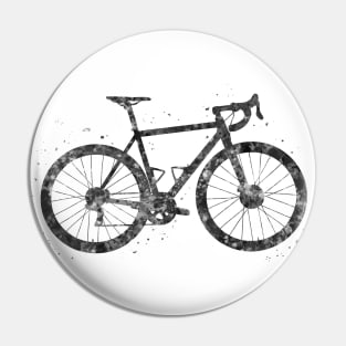 Road bike black and white Pin