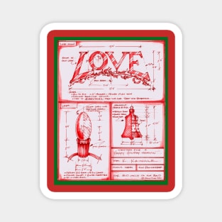 A design for Christmas love Magnet