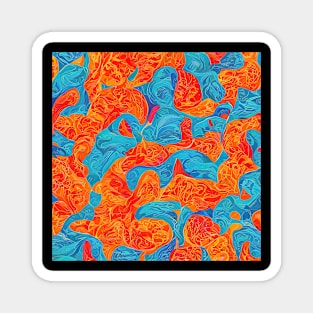 omg pattern abstract background Magnet