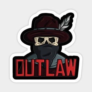 Red Dead Outlaw Magnet