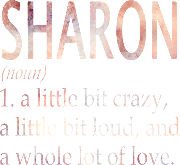 Sharon Girl Name Definition Kids T-Shirt by ThanhNga