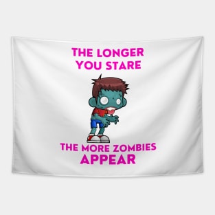 The longer you stare the more zombies appear Tapestry