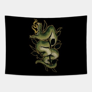 Neo Trad Snake Tapestry