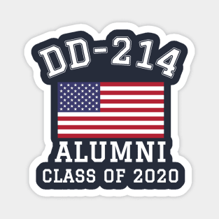 Patriotic DD-214 Alumni Class of 2020 Magnet