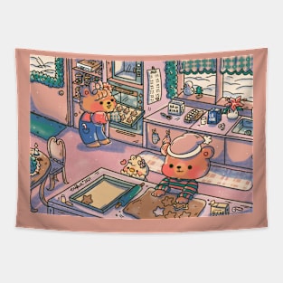 Bake Gingerbread Goodies Tapestry