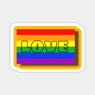 pride month love Magnet