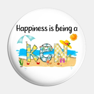 Happiness Is Being A Ken Summer Beach Happy Mother's Day Pin