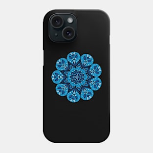 Blue Mandala Phone Case