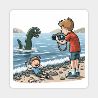 Loch Ness Monster Photo Bomb Magnet