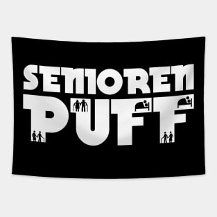 Rehab Senior Puff Retiree Birthday Gift Shirt Tapestry