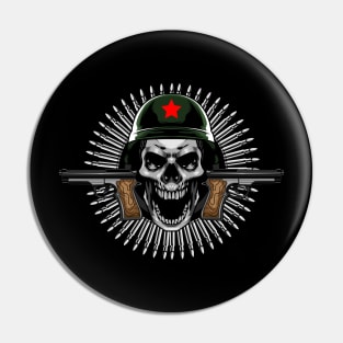 Skull Guns Pin