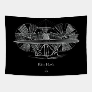 Kitty Hawk Aviation Black Tapestry