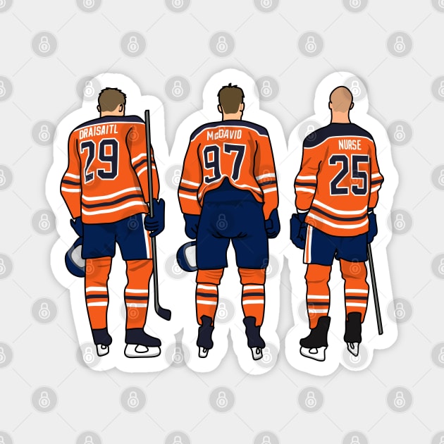 the big 3 from edmonton Magnet by rsclvisual