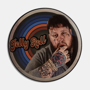 Jelly Roll blue color Pin