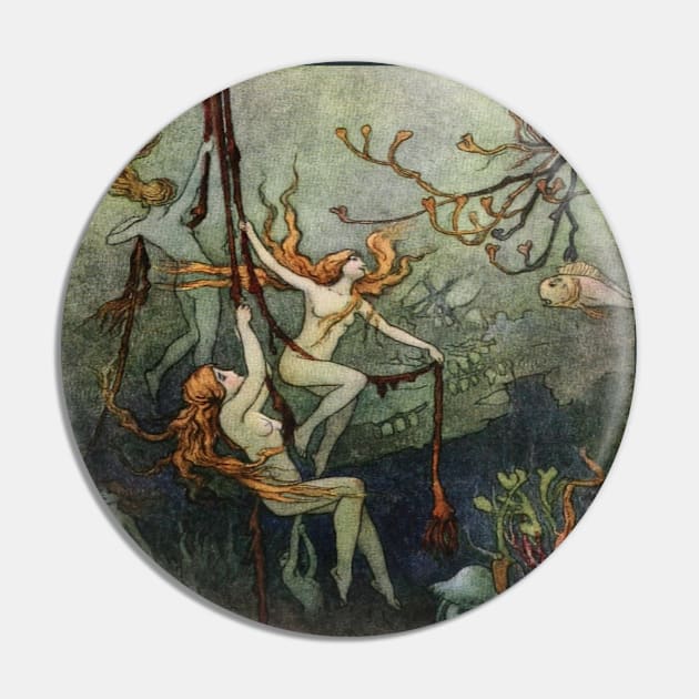 Warwick Goble Fairy Tale Artwork Pin by PaperMoonGifts