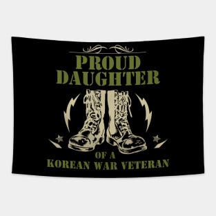 Proud Daughter Of A Korean War Veteran Tapestry