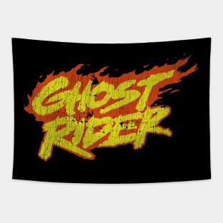 Ghost rider vintage Logo Tapestry