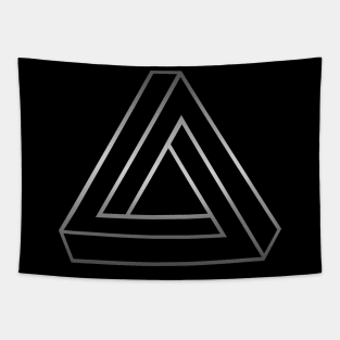 Geometric Optical Illusion Triangle Tapestry